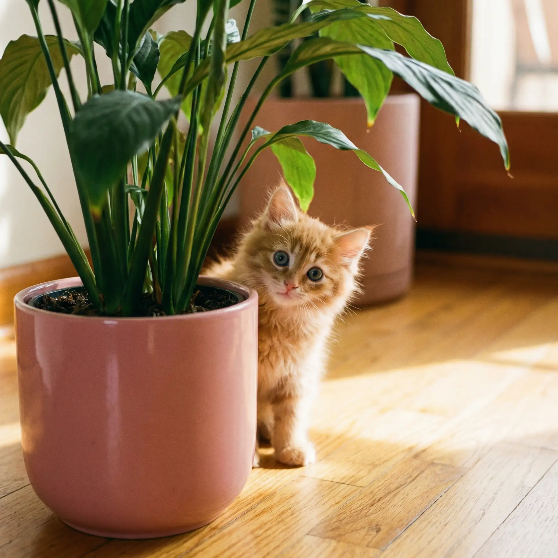 小猫从花盆后探头 - 快乐到死快播